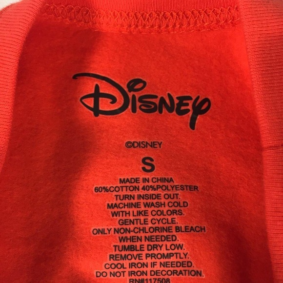 Disney Mickey Mouse red crew neck - Picture 4 of 4